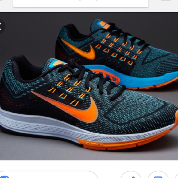 nike air zoom structure 18 gold black billig